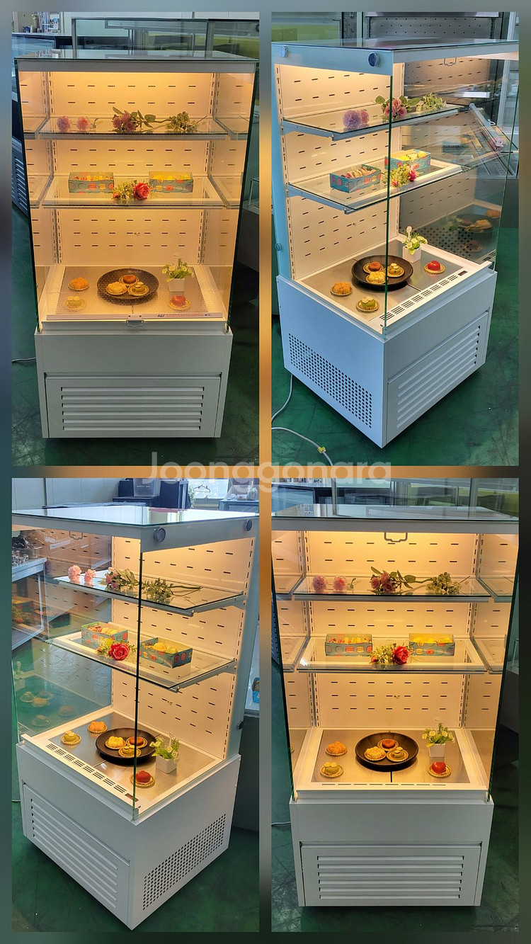 카페용 마카롱 샌드위치 케잌 베이커리 디저트 냉동냉장 쇼케이스 화이트 저온콤프 주문재작품--3