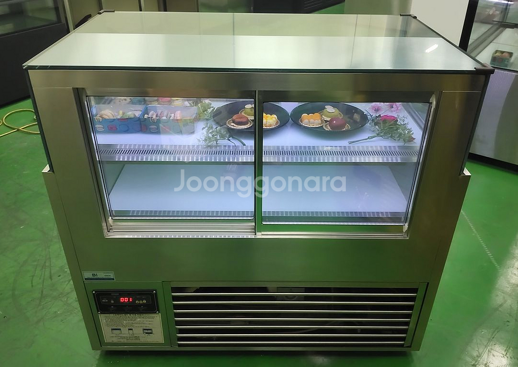 카페용 명품 BKC 마카롱 샌드위치 디저트 냉장 쇼케이스 앞1단뒤2단 저온콤프--1