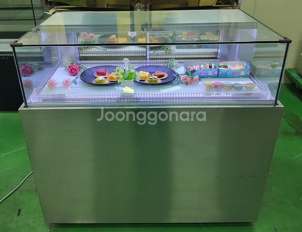 카페용 명품 BKC 마카롱 샌드위치 디저트 냉장 쇼케이스 앞1단뒤2단 저온콤프--2