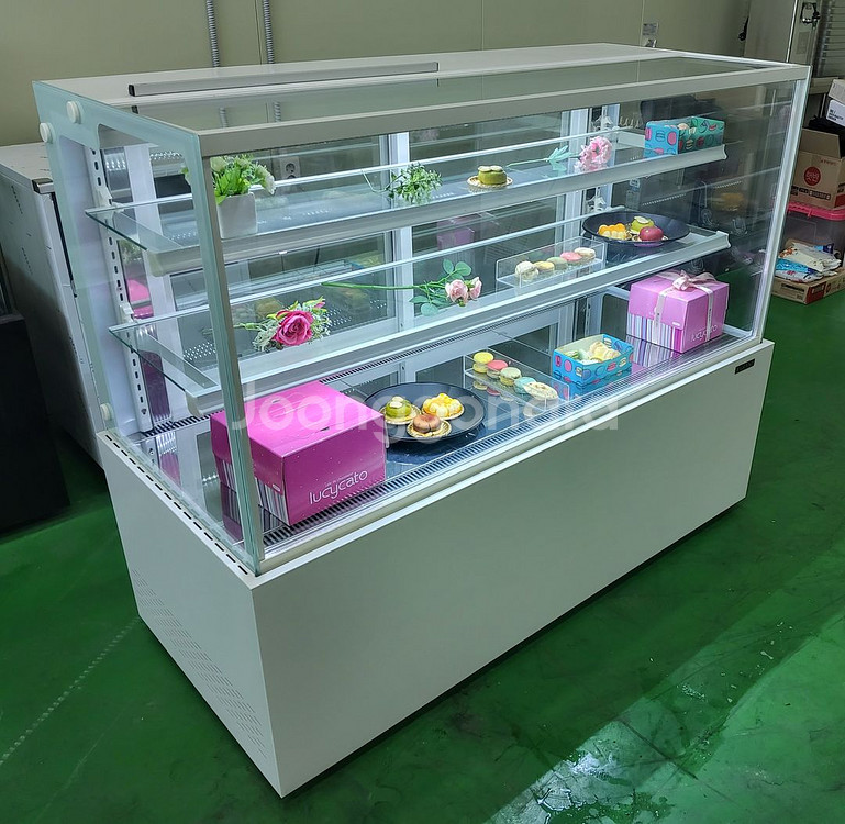 정육 숙성 반찬 케잌 베이커리 냉동냉장 쇼케이스 화이트 저온콤프--1