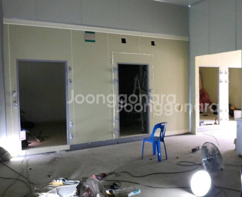 저온저장고 우레탄판넬 매입 철거 시공--1