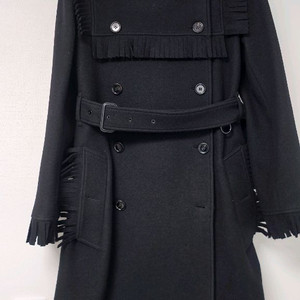 버버리 블랙 코트 프로섬(이태리제조)