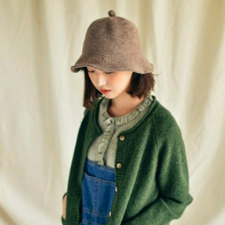 [새제품] 도토리 울 버킷햇--3