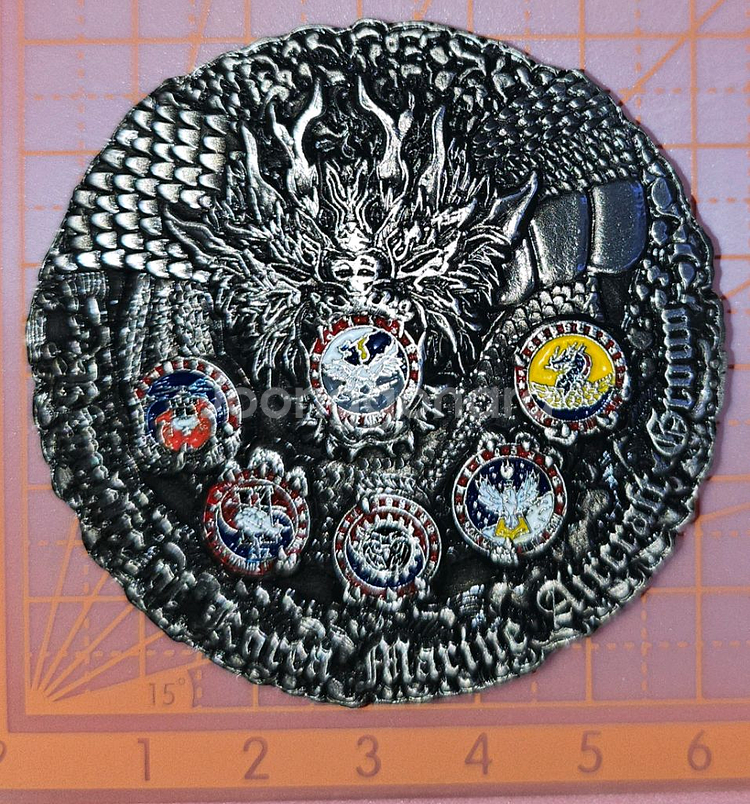 해병대 항공단 신형(부대 군대)코인--1