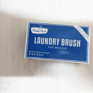 새제품) 프레디렉 세탁 브러쉬 돈모 솔 비치 우드 손잡이