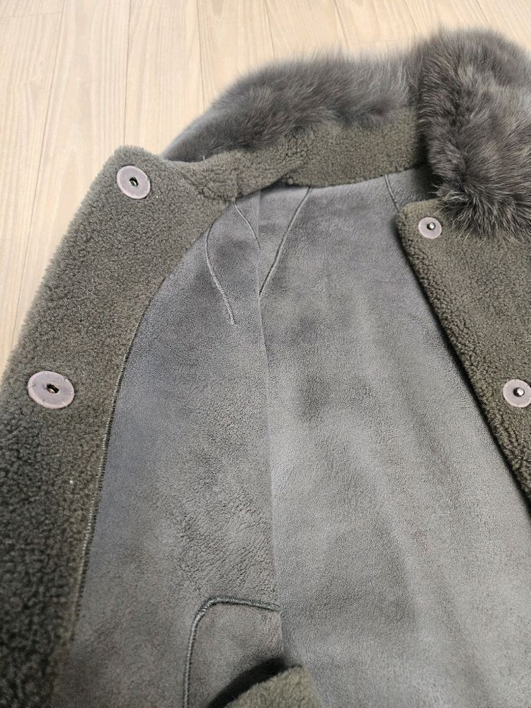 (거의 새상품) 무스탕 퍼 뽀글이--1