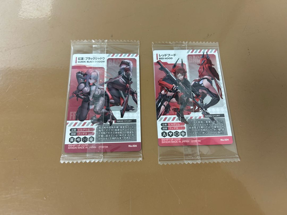 승리의여신니케 웨하스 레드후드 홍련 사쿠라 미개봉 미사용 새상품 이미지