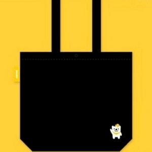 쥬니버 에코백 쥬니어 네이버 쥬니어네이버 쥬니버에코백 블랙 가방 새제품