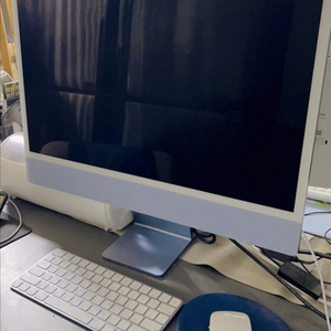 모든 구성품 다 있습니다. 아이맥 24 M1블루