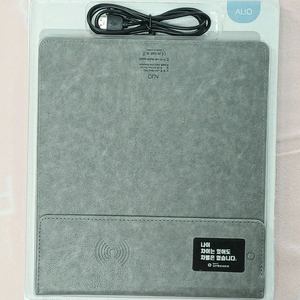 ALIO 2세대 15W 무선 고속 충전 마우스 패드 라이팅패드 마우스패드
