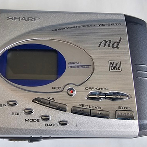 샤프 SR70 MD 플레이어 워크맨 작동품