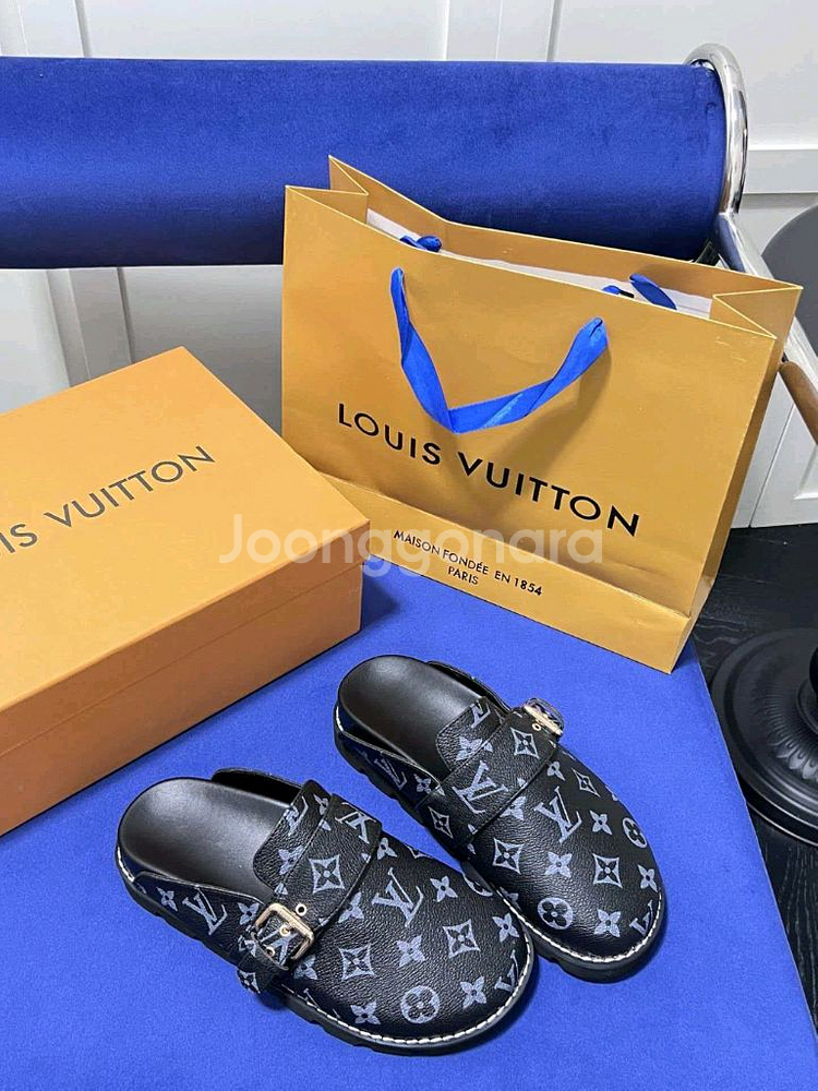 모노그램 뮬 샌들--7