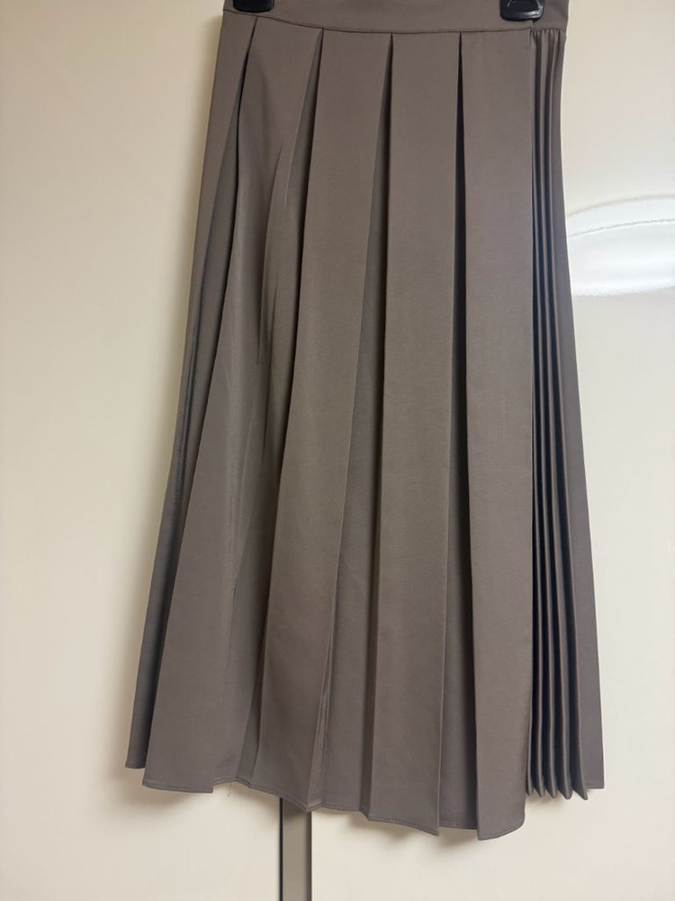 비그레이 플리츠 스커트--3
