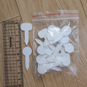 우편가능/다육이 화분 식물 미니 이름표 라벨 23개들이 한봉 이미지