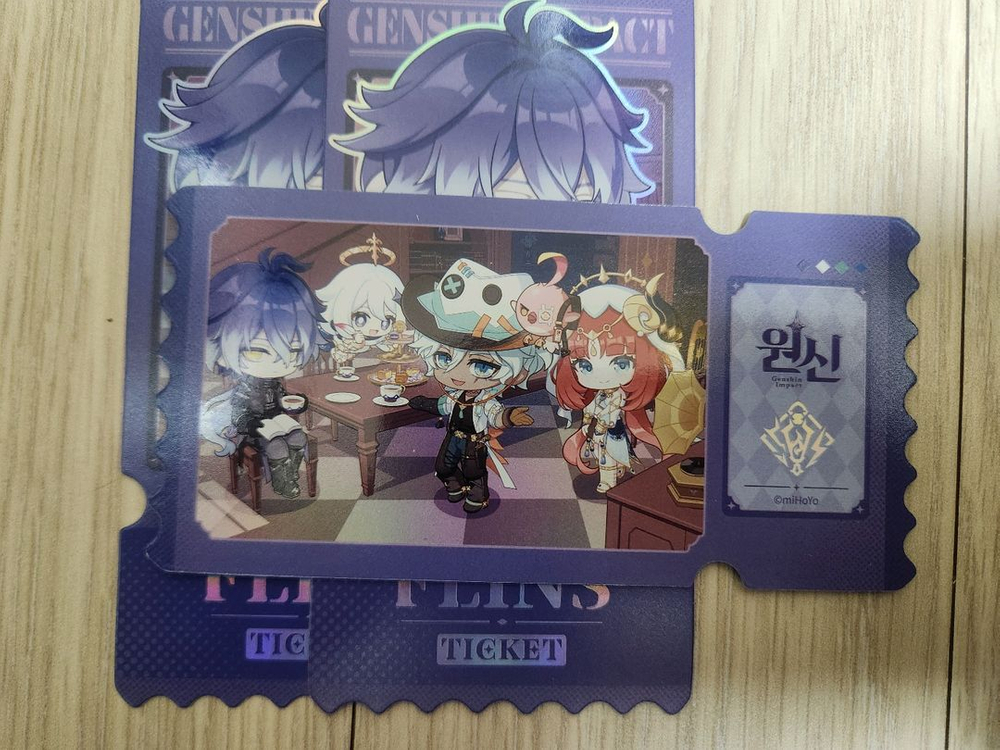 원신 5주년 특별라디오 플린스 미니티켓--1