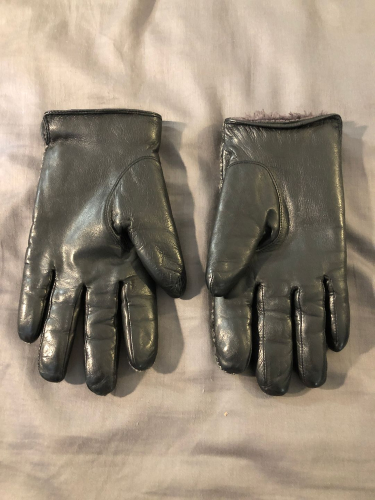 CK 캘빈클라인 트위드 가죽 장갑 S 사이즈 새상태 팝니다. Calvin Klein--1