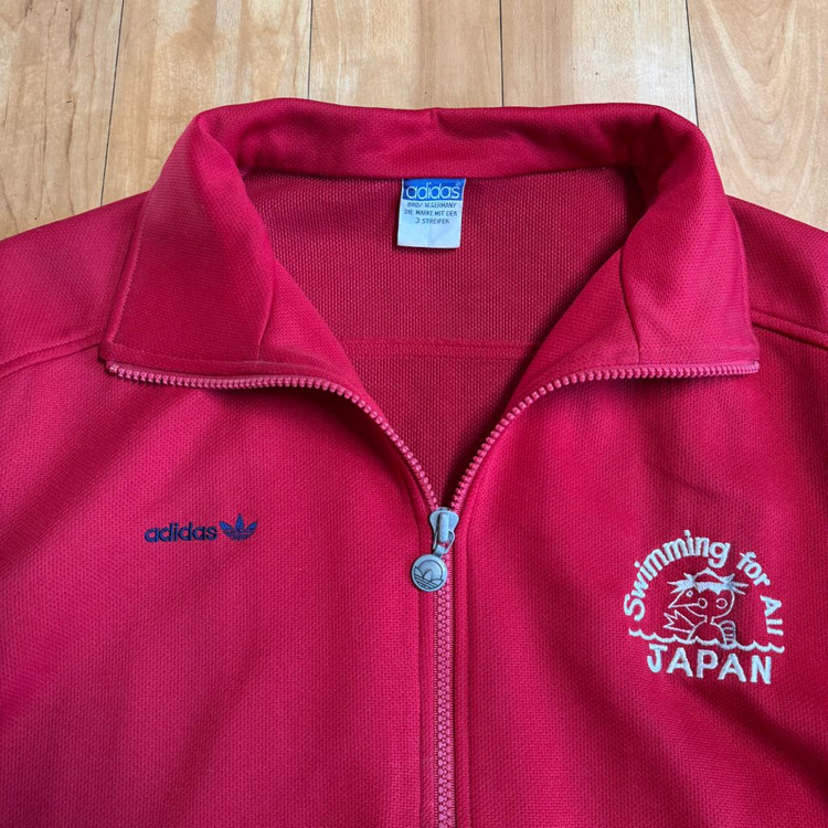 아디다스 빈티지 재팬 저지 레드--1