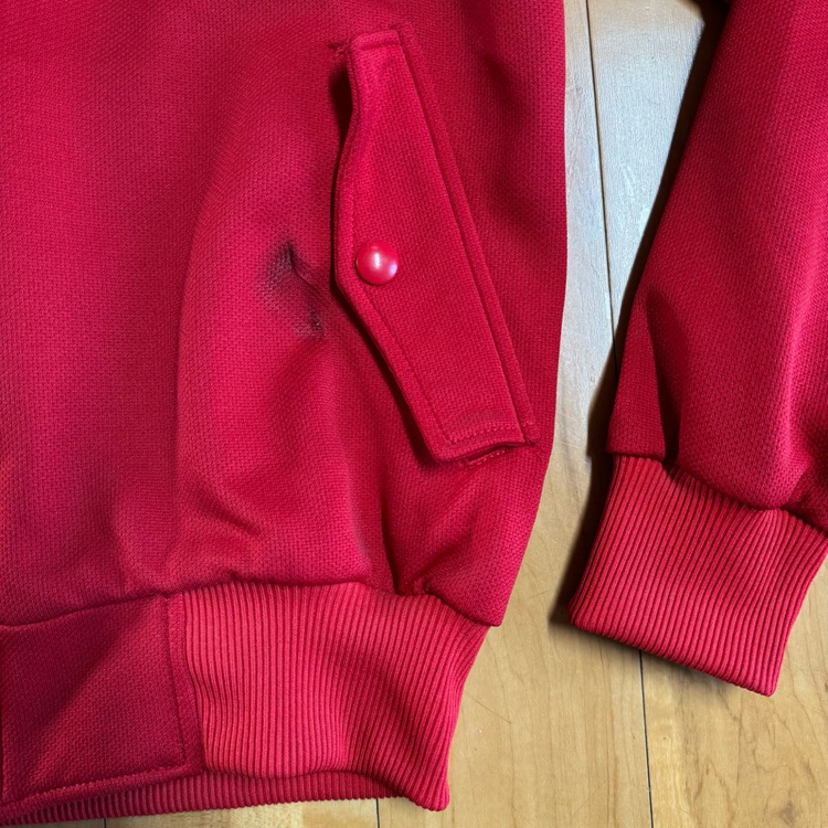 아디다스 빈티지 재팬 저지 레드--2