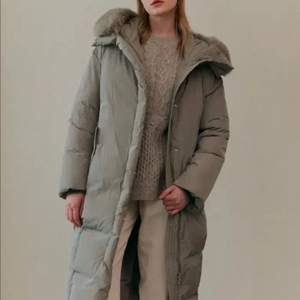 온앤온패딩 사가퍼 롱패딩 2사이즈 민트그레이색 정가75