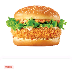 롯데리아 새우버거 단품