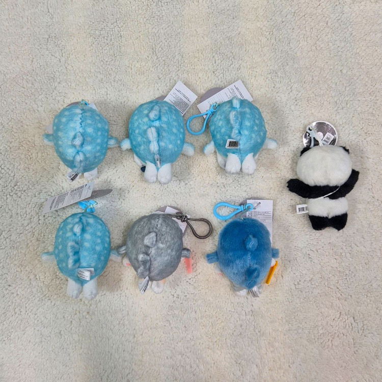 모프샌드 모푸샌드 모후샌드 고양이 상어 판다 인형 가방고리 키링 백참--1