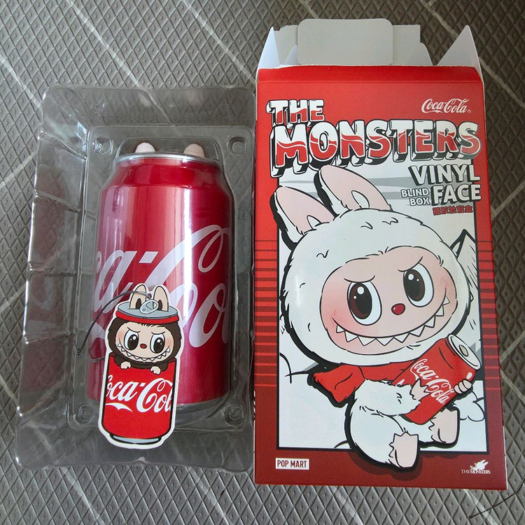 팝마트 라부부 코카콜라 인형 키링 시크릿, 신비한 손님 시크릿 캔콜라 이미지