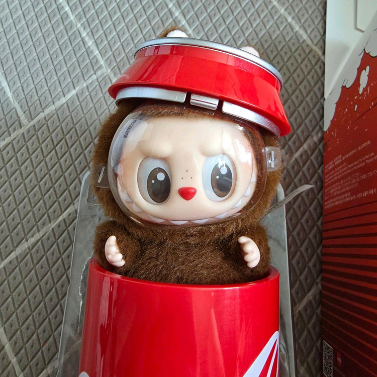 팝마트 라부부 코카콜라 인형 키링 시크릿, 신비한 손님 시크릿 캔콜라 이미지