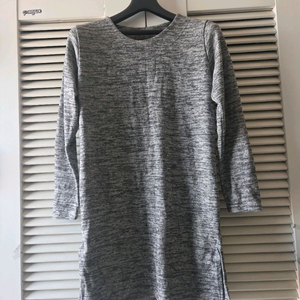 회색 골지 롱 슬리브티(프리사이즈)