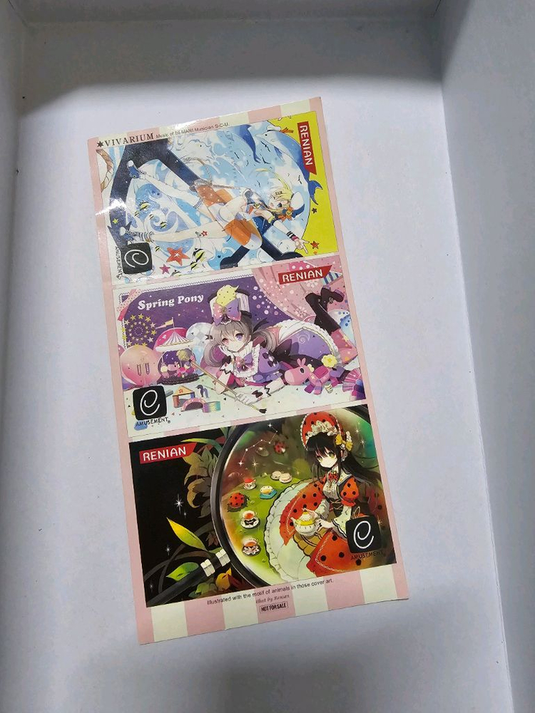 히나비타/소아온/리제로부터 정품 미개봉 굿즈, e-amusement 유비트/팝픈/블랙 록 슈터 미개봉 굿즈--3