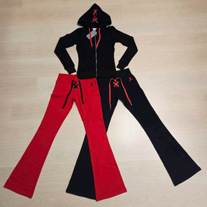 택도안뗀 EVEN DOZ 섹시트레이닝셋트3벌(후드1부츠컷바지2)