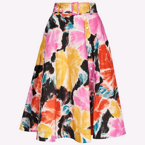에센셜 앤트워프 Essentiel Antwerp 23 멀티 컬러 플로랄 스커트