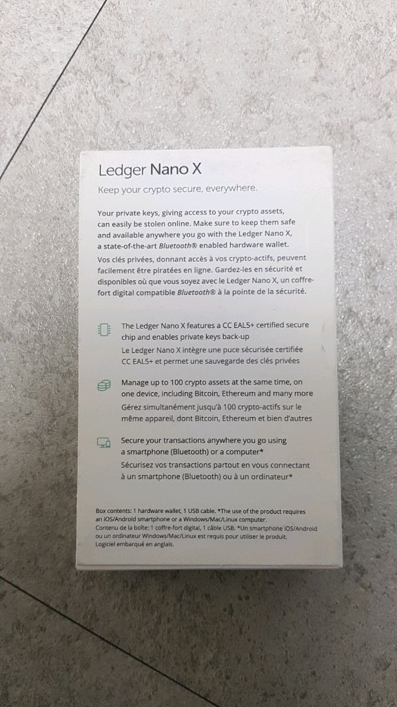 LEDGER NANO X 코인지갑 이미지