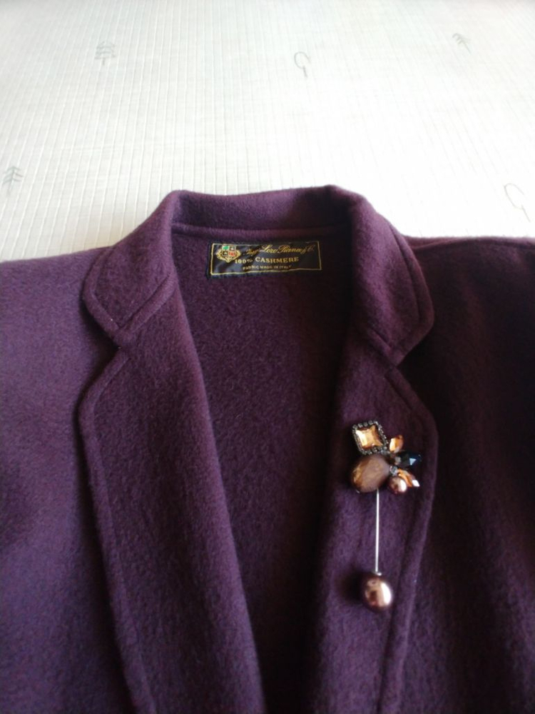 로로피아나 캐시미어100%롱코트--2