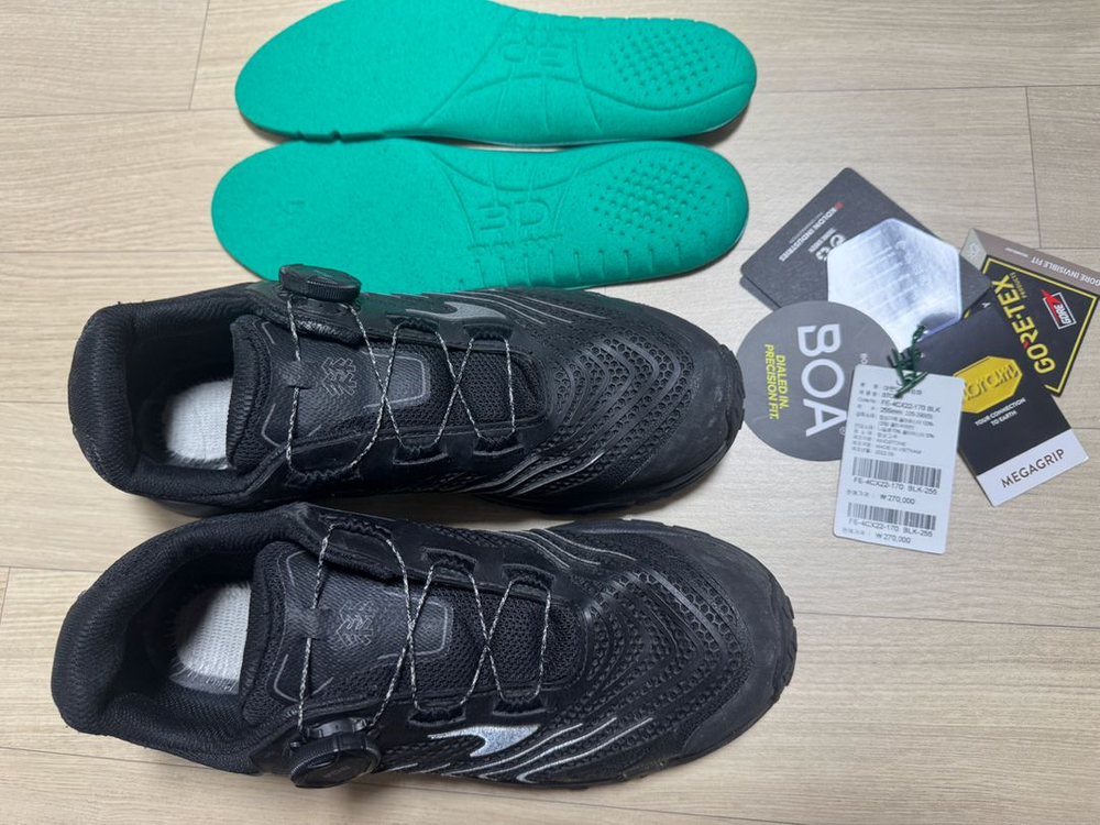 코오롱스포츠 아웃도어 워킹화 등산화 트레킹화(고어텍스, 비브람 메가그립)--8