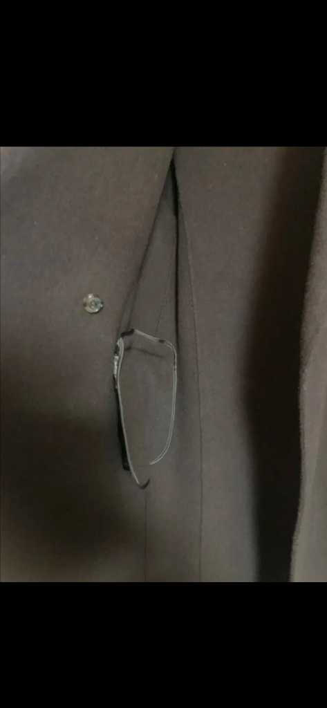 시어드 더블버튼 핸드메이드코트--5