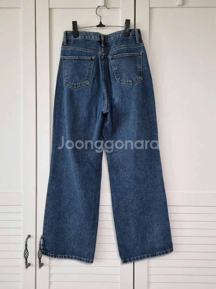 BLACKUP 와이드 청바지. M사이즈--1