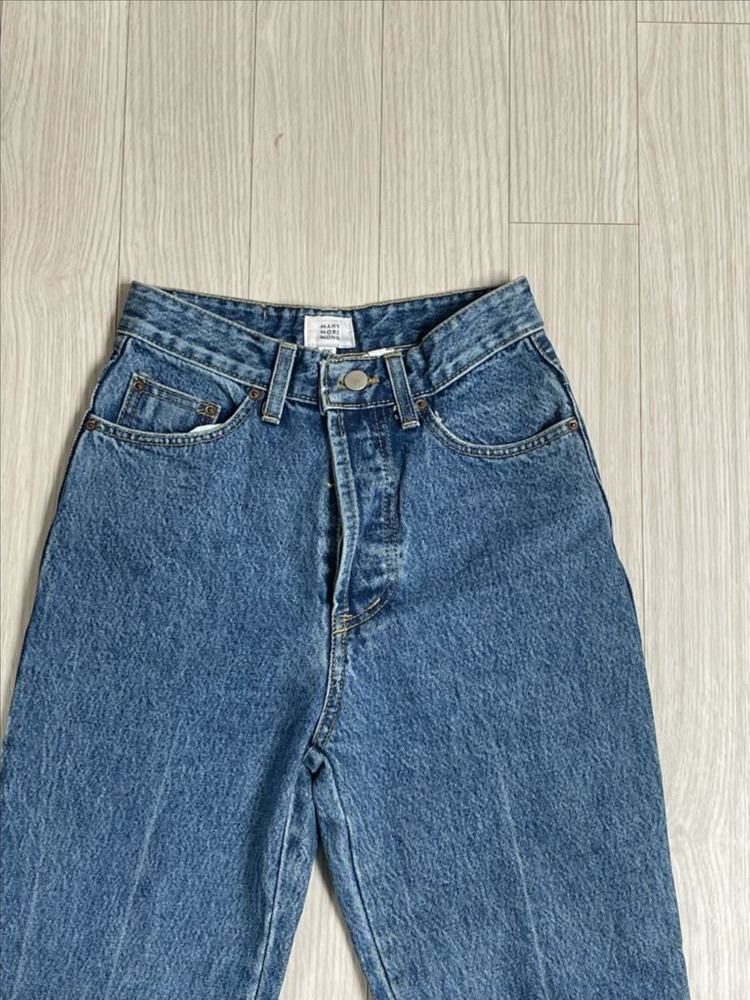 (새상품) 매니모어몽 몽키 10부 언발란스데님 이미지