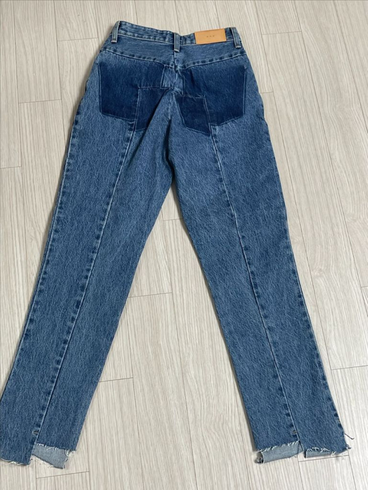 (새상품) 매니모어몽 몽키 10부 언발란스데님 이미지