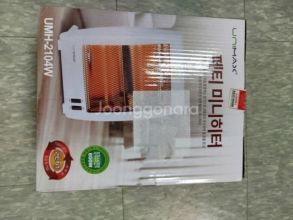 탈렌트 PTC 온풍기 히터 MIK-2666(리모컨 포함) + 페티 미니히터(umh 2104w) 팝니다--2