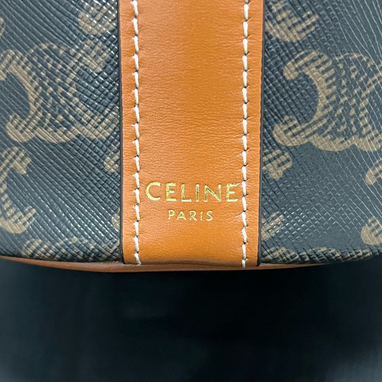 [S급/정품] 셀린느 트리옴페 캔버스 스몰 드로우스트링 버킷백 가방 이미지