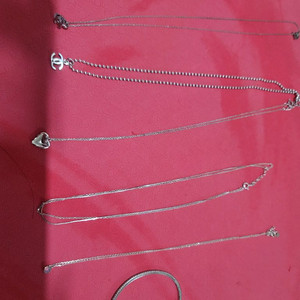 은목걸이5개92.5+은팔찌92.5 6종