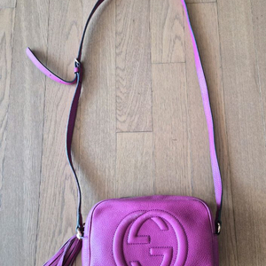 (정품) 구찌 디스코백 퍼플 (명품 여자 크로스백 가방 숄더백)