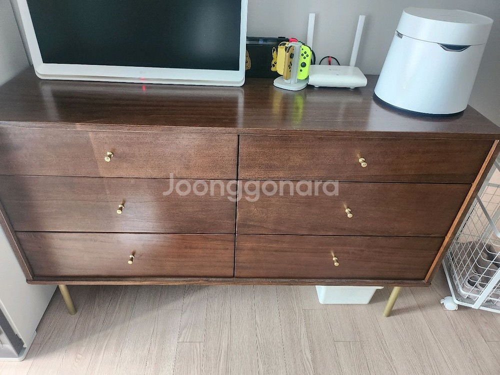 원목 서랍장(1400*400*800)--1