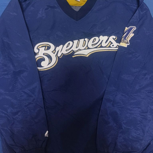 MLB 마제스틱 밀워키 브루어스 웜업