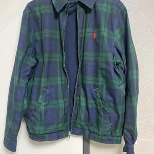 남녀공용 폴로 랄프로렌 타탄체크자켓 점퍼