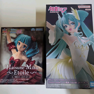 하츠네 미쿠 피규어 2종 일괄 (개봉) 이미지