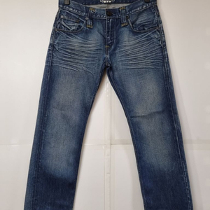 31)리바이스 가죽패치 데님 생지 워싱 일자청바지 이미지