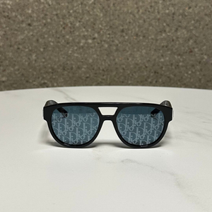 디올 블루 오블리크 미러 선글라스