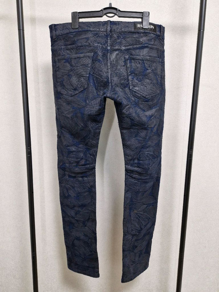 [31] 발망 FW12 나뭇잎 자수 팬츠--1