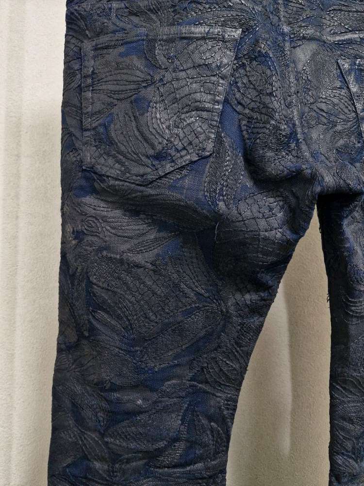 [31] 발망 FW12 나뭇잎 자수 팬츠--7